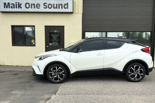 Toyota 2019 C-HR with professional window tint in North Bay